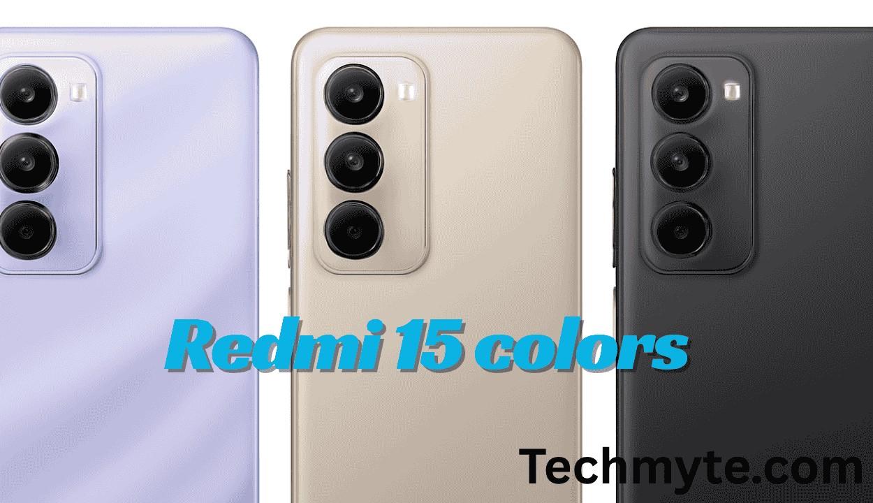 Xiaomi Redmi 15 Renders Leak: Triple Cameras, New Colors & Thinner Bezels Revealed